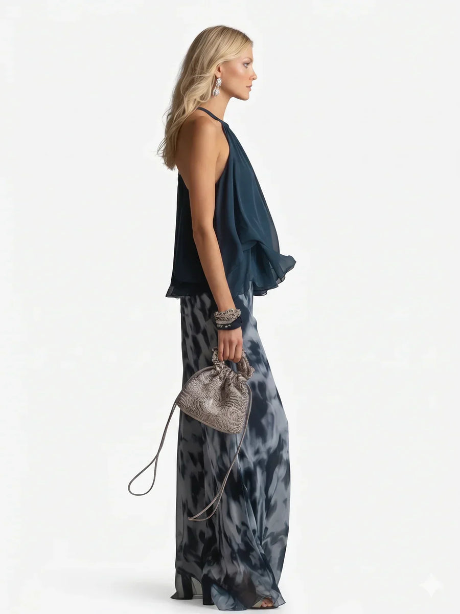Felicia | Elegant tvådelad chiffongset