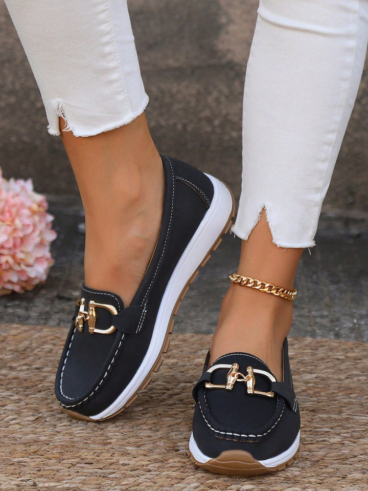 Elly | Chic Spänne Loafers
