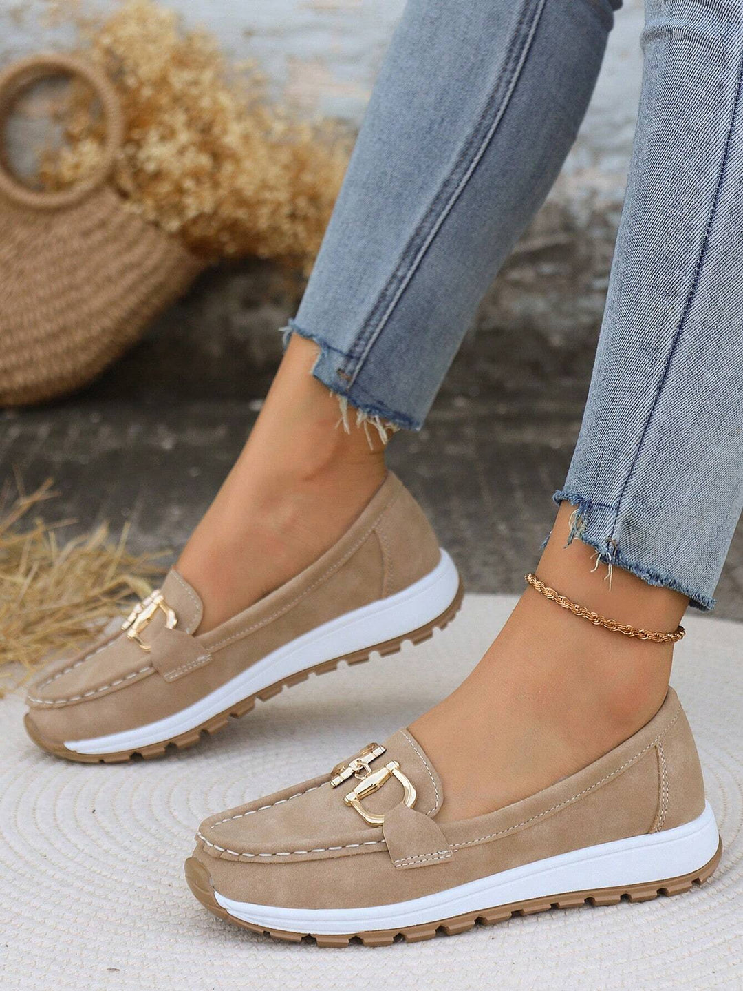Elly | Chic Spänne Loafers