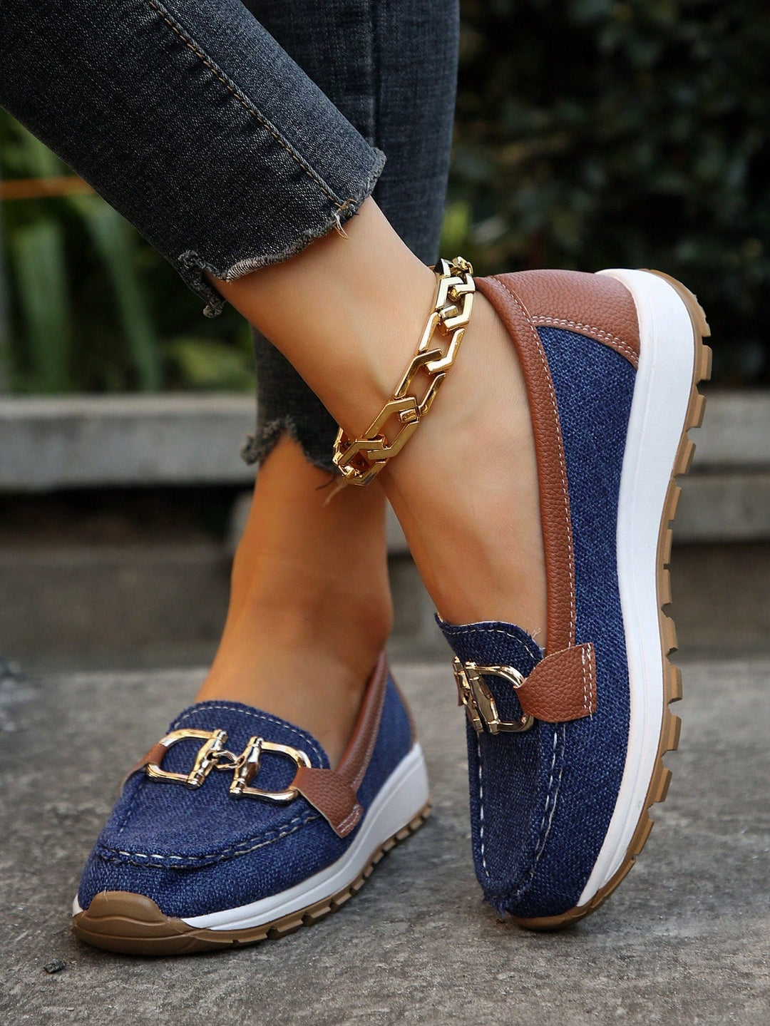 Elly | Chic Spänne Loafers
