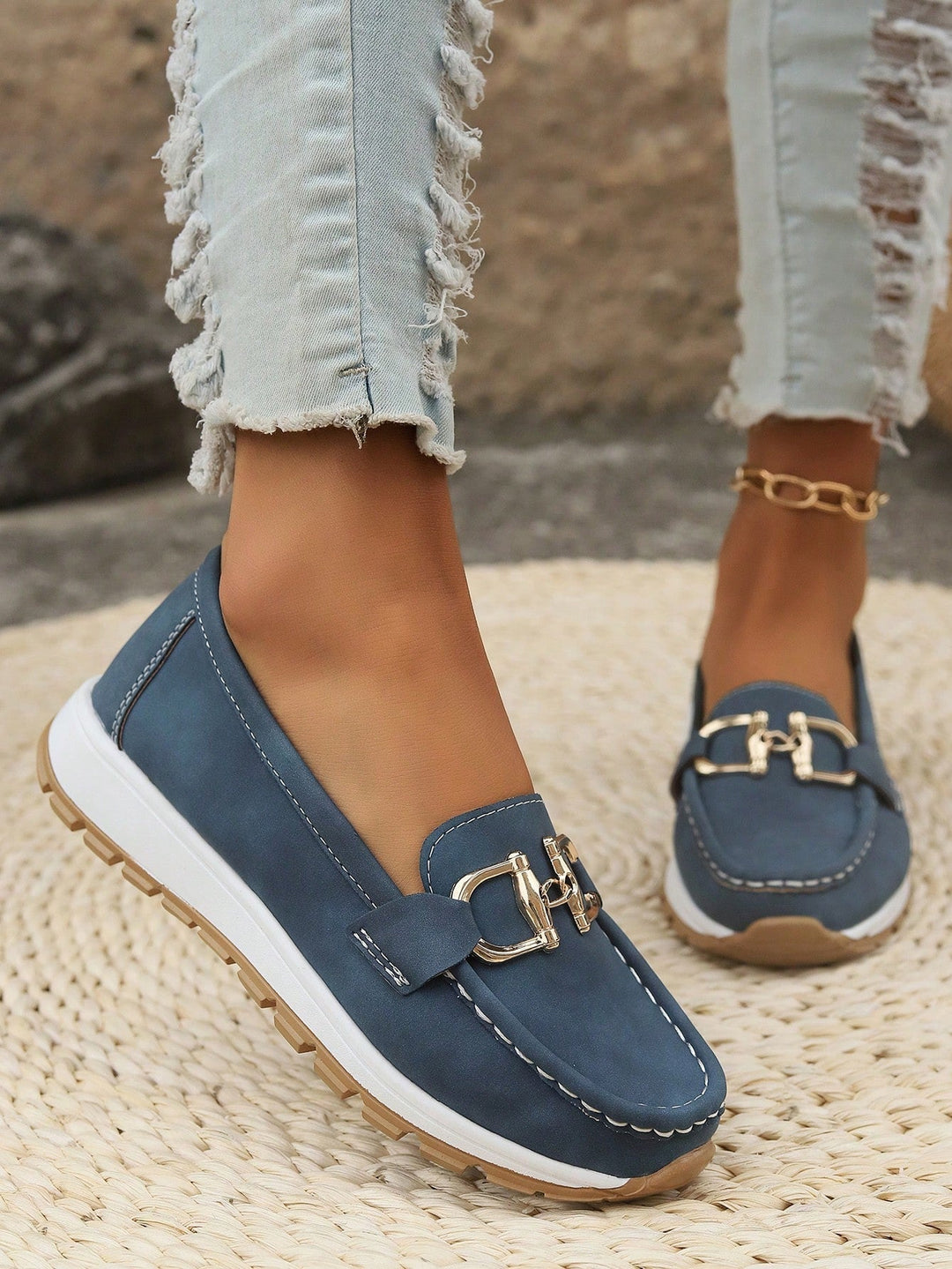 Elly | Chic Spänne Loafers