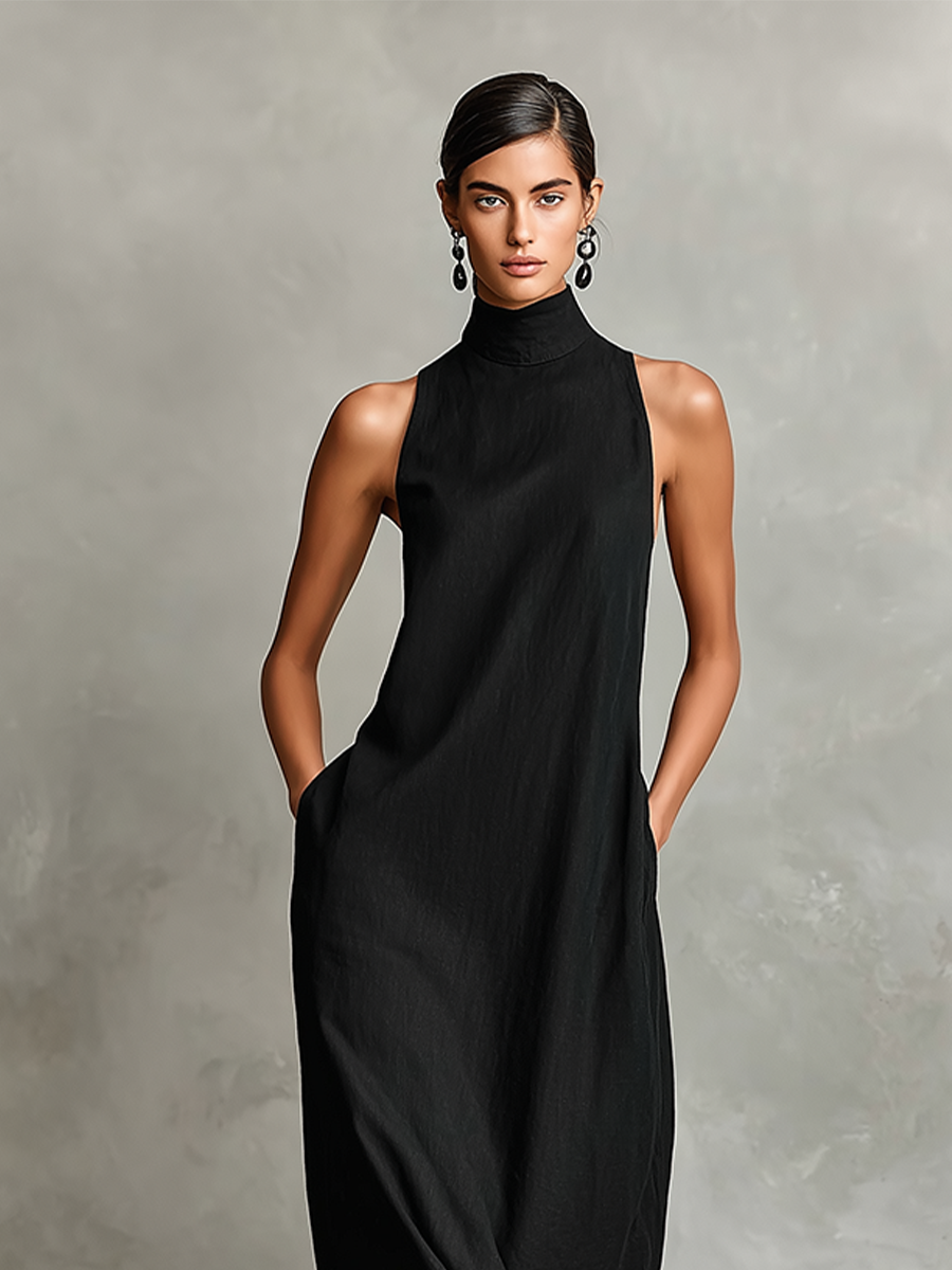 Caisa | Abito Maxi Collo Alto