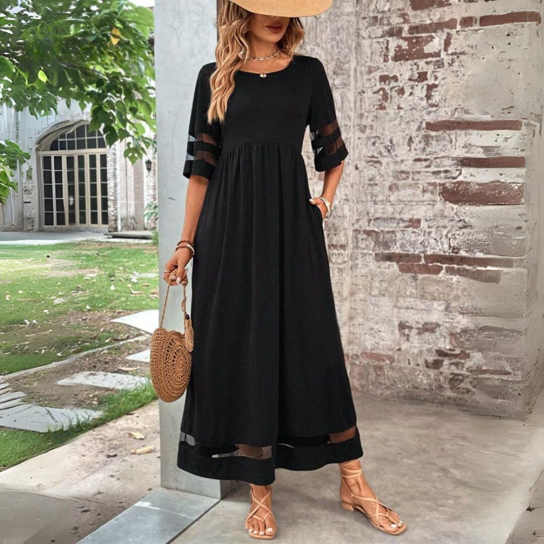 Aubrey | Smickrande Tummy-Smoothing Midi Klänning