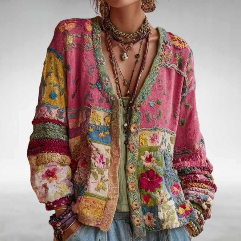 Milly | Boho Stickad Cardigan
