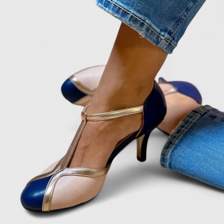 Susan | Hela Dagen Komfort T-Strap Klackar