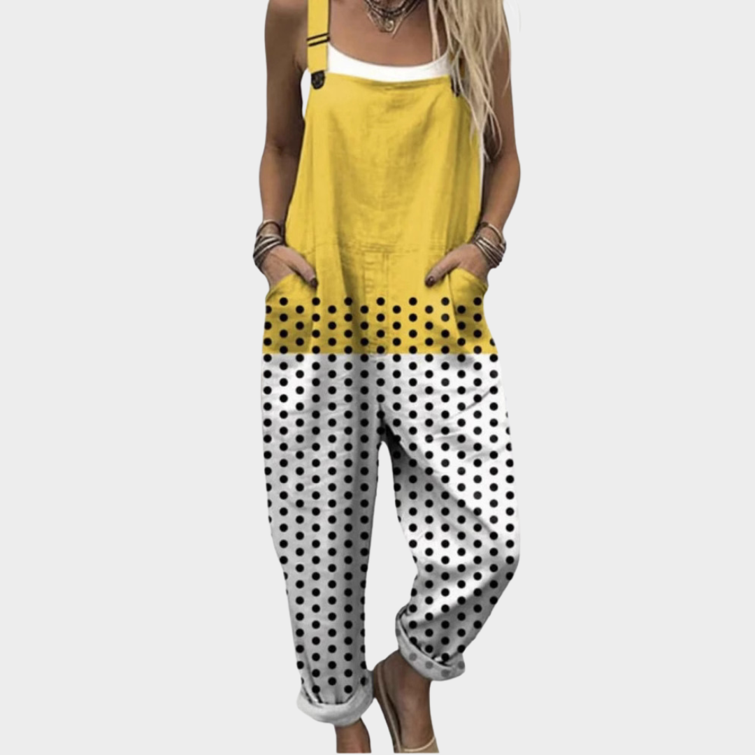 Karen | Avslappnad Tryckt Jumpsuit