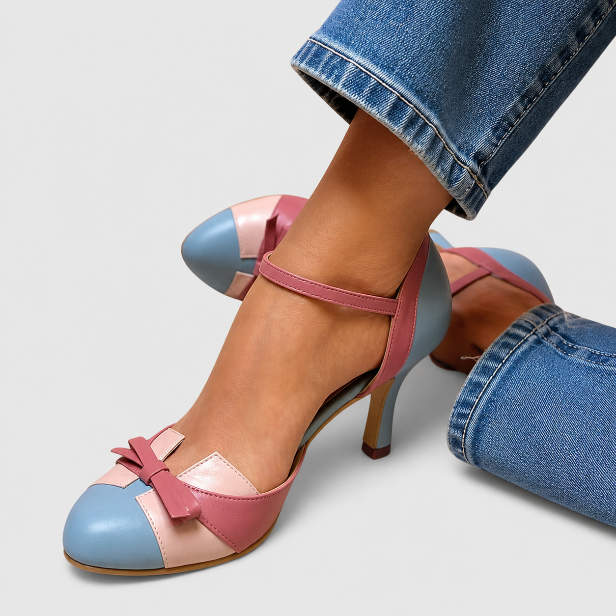 Valerie | Bekväma högklackade sandaler