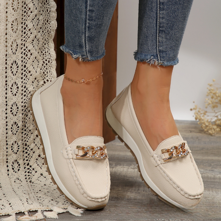 Evelyn | Diamant Spänne Loafers