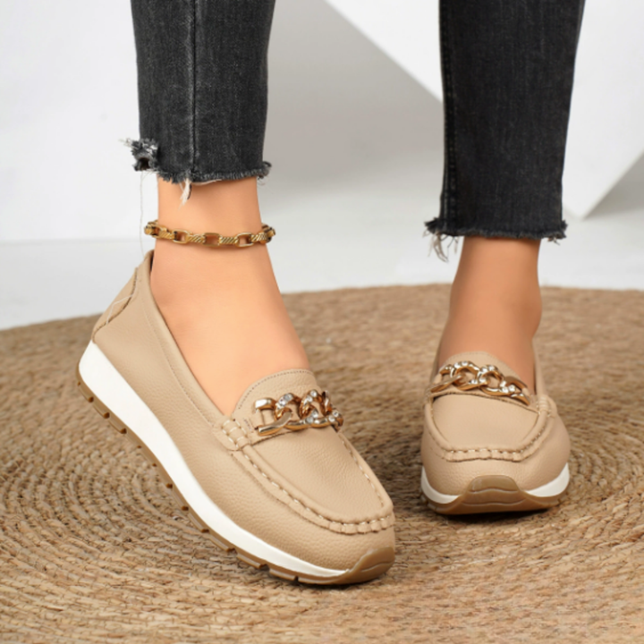 Evelyn | Diamant Spänne Loafers