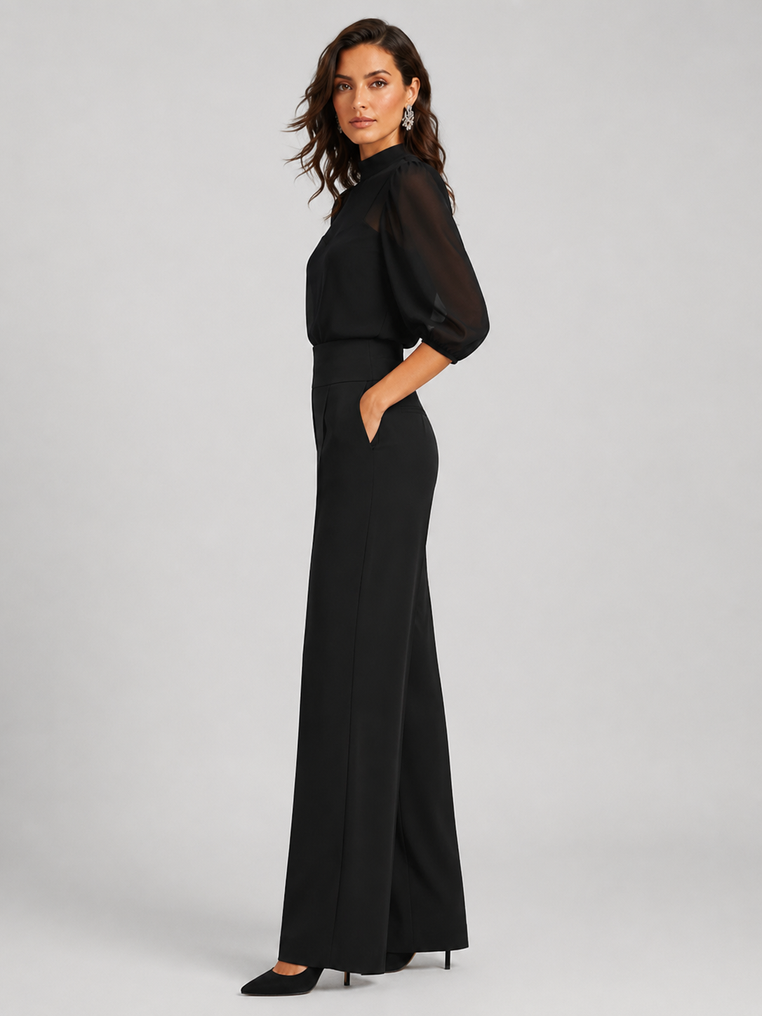 Annica | Tre-dels Chiffon-set