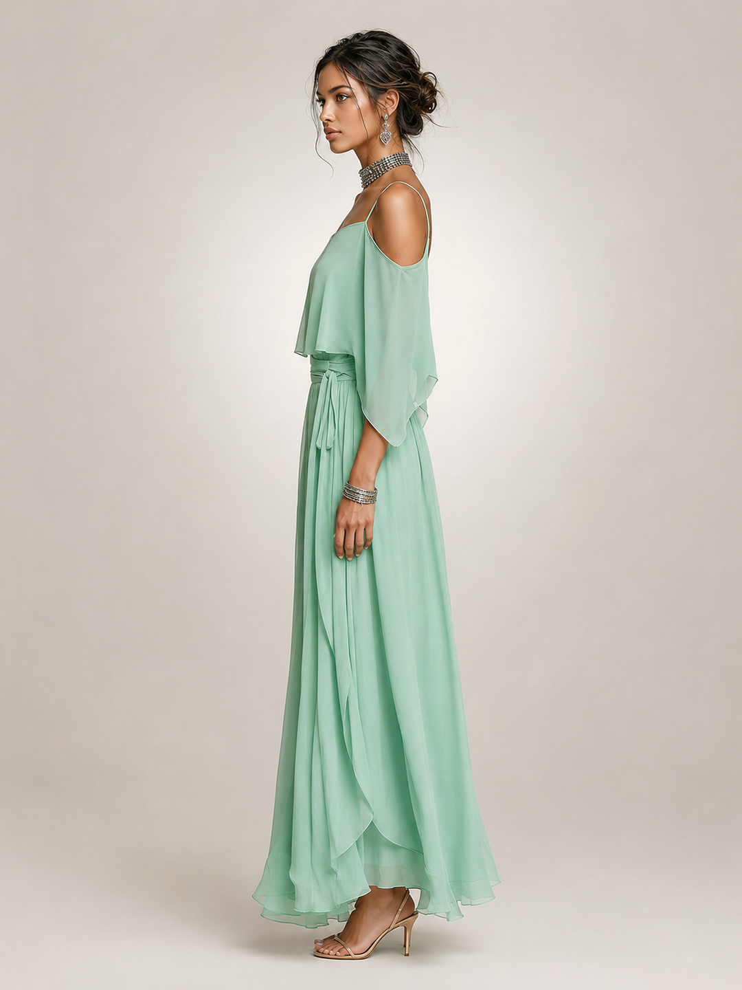 Franceska | Elegant chiffongset