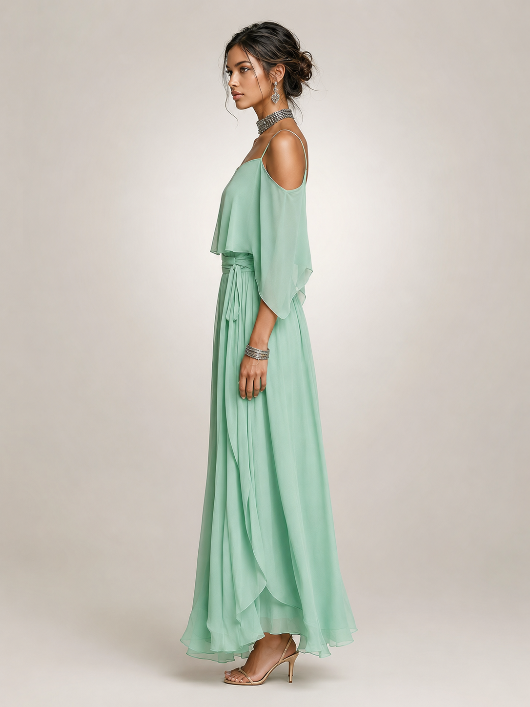 Franceska | Elegant chiffongset