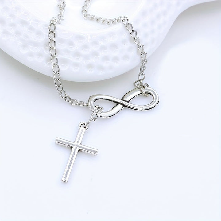 Eternal Cross Pendant Necklace | Guld