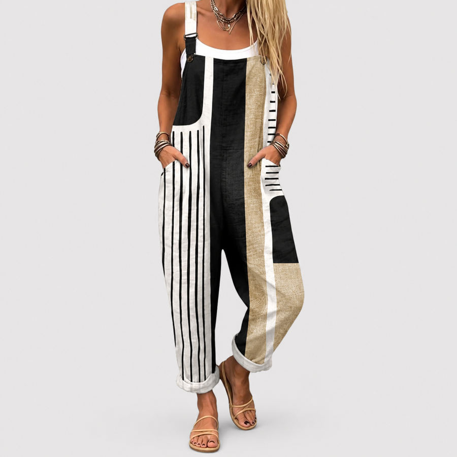 Martha | Modern patchwork jumpsuit