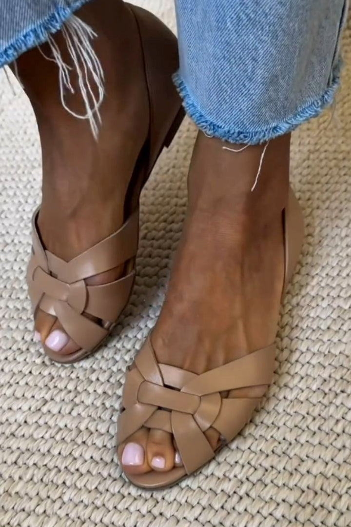 Serafina | Klassiska Vävda Sandaler