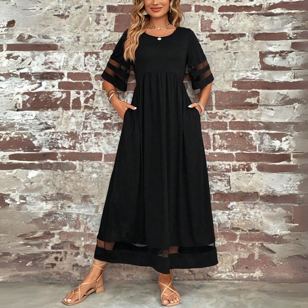 Aubrey | Smickrande Tummy-Smoothing Midi Klänning