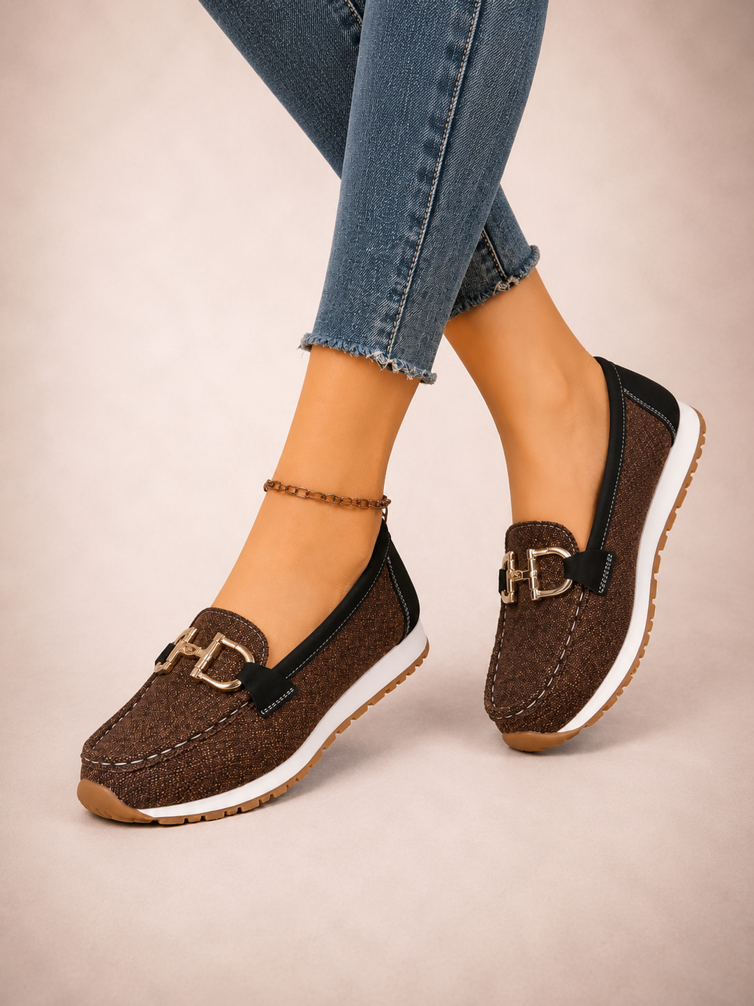 Liv | Sneakers i moccasinstil