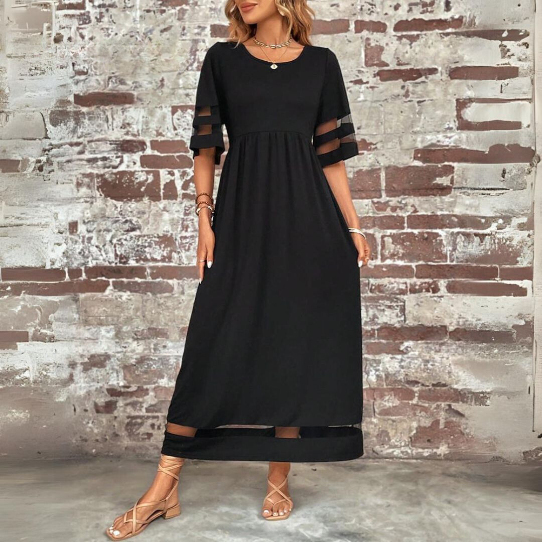 Aubrey | Smickrande Tummy-Smoothing Midi Klänning