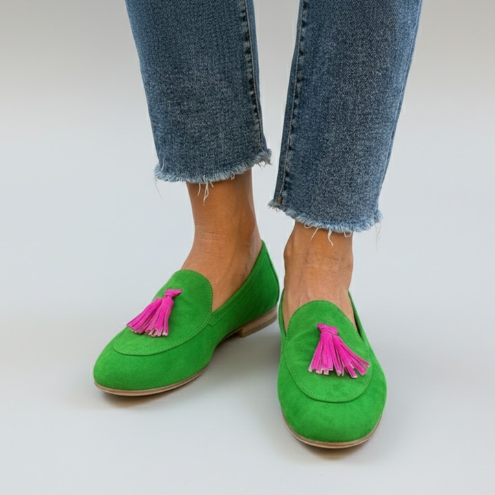 Mandy | Fringade Loafers
