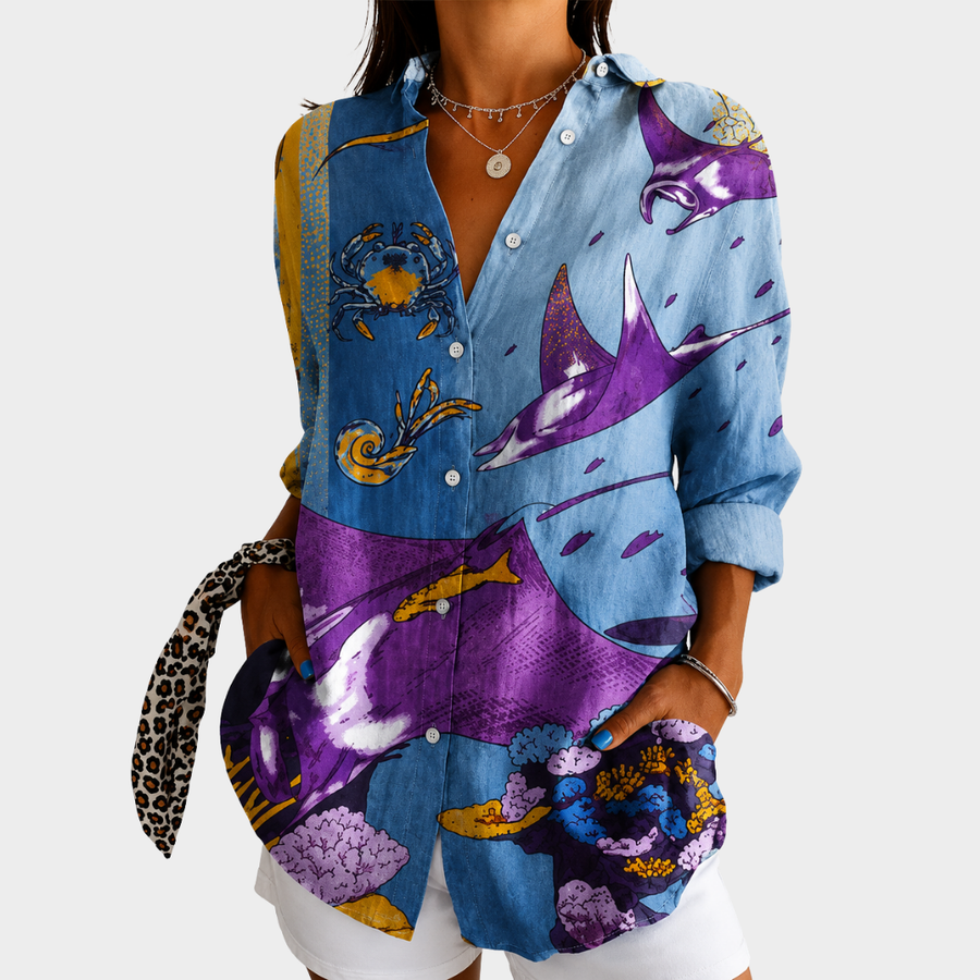 Orla | Ocean Dreams Konst Blus