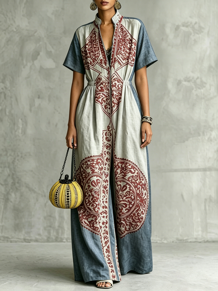 Sandra | Blåaktig jumpsuit