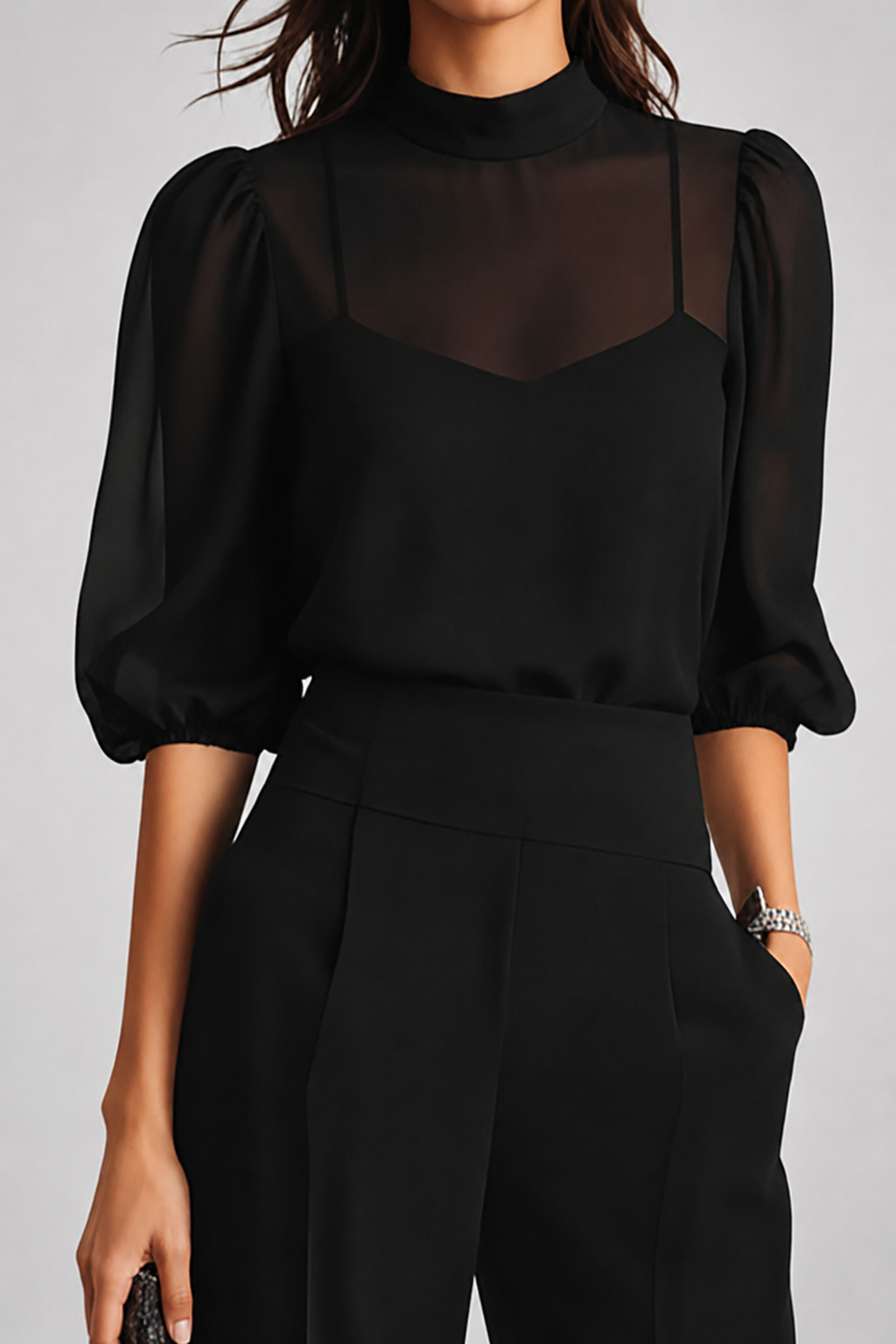 Annica | Tre-dels Chiffon-set