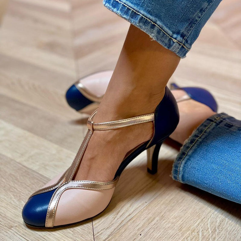 Susan | Hela Dagen Komfort T-Strap Klackar