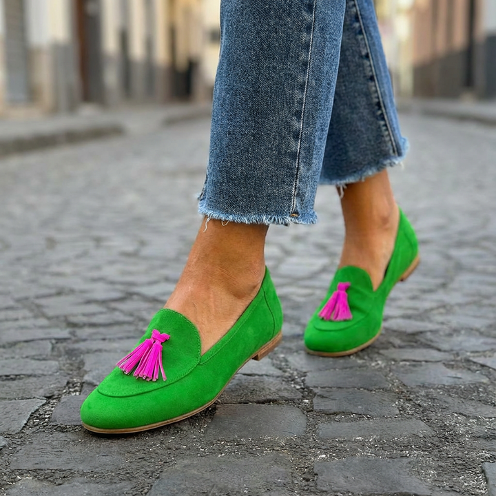 Mandy | Fringade Loafers