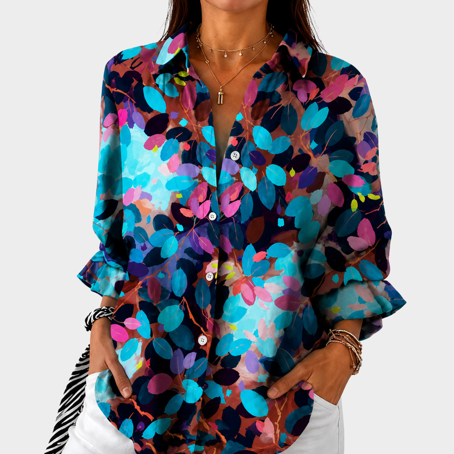 Xenia | Twilight Garden Statement Blus