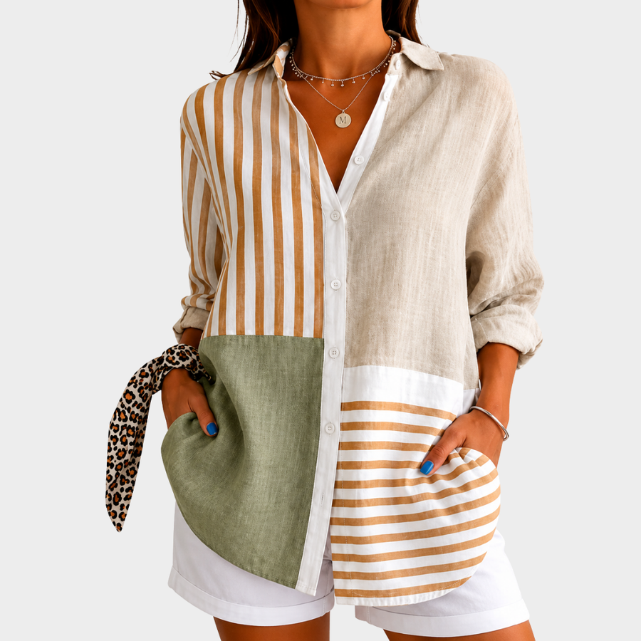 Josefin | Kustharmoni Patchwork Blus