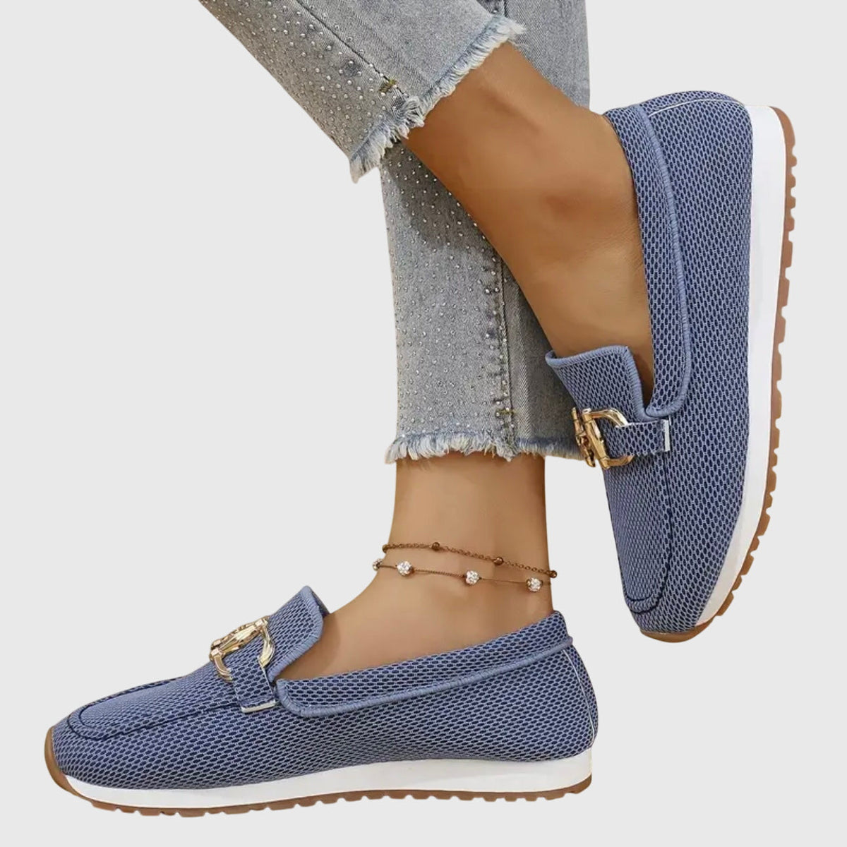 Nina | Hästbit Detalj Komfort Äkta Läder Loafers