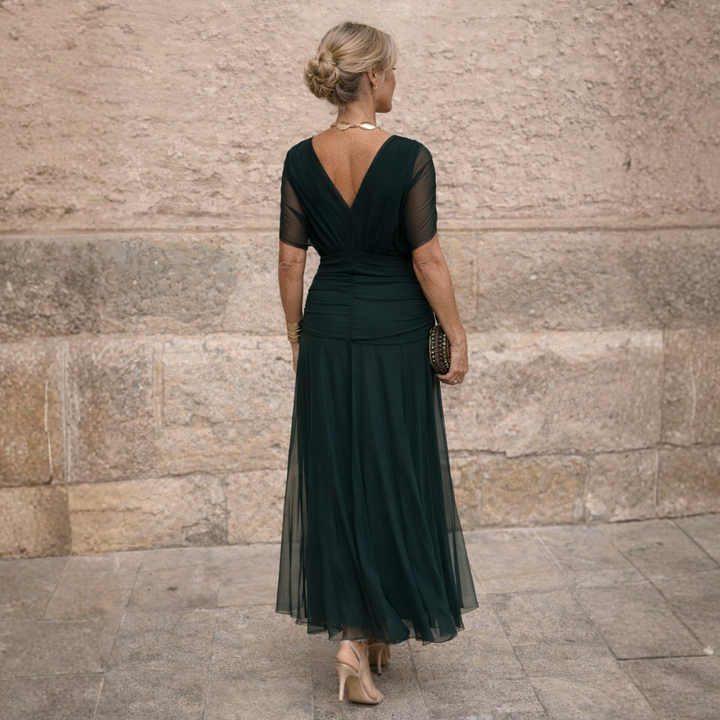 Morgan | Elegant Grön Klänning