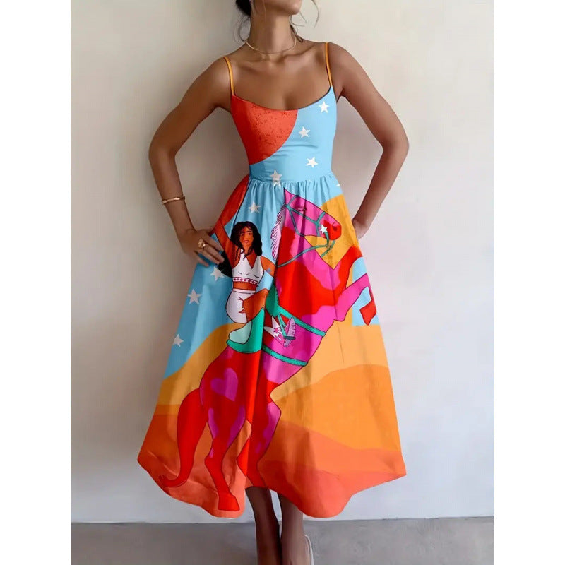 Solavienne | Sunset Muse Midi Klänning