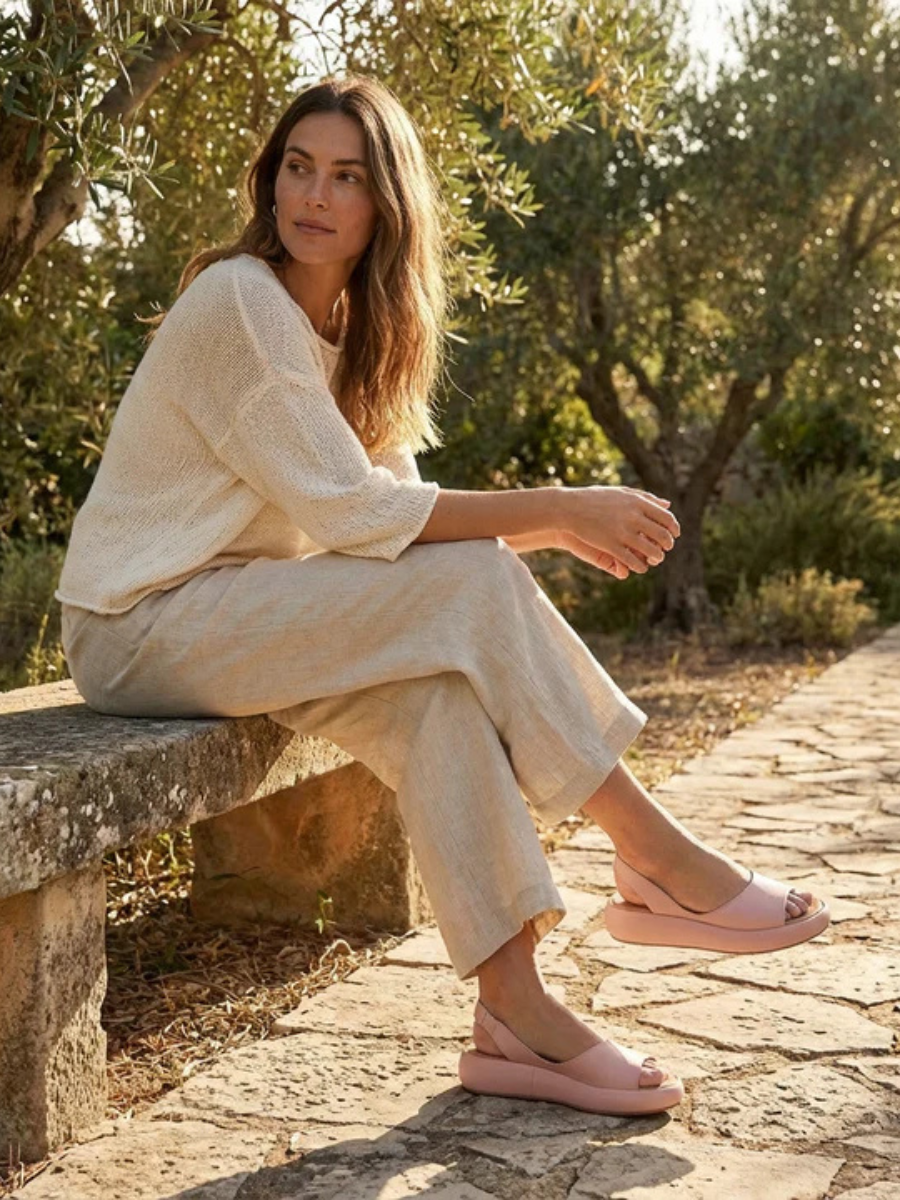 Stephanie | Bekväma Sommarsandaler för Promenader