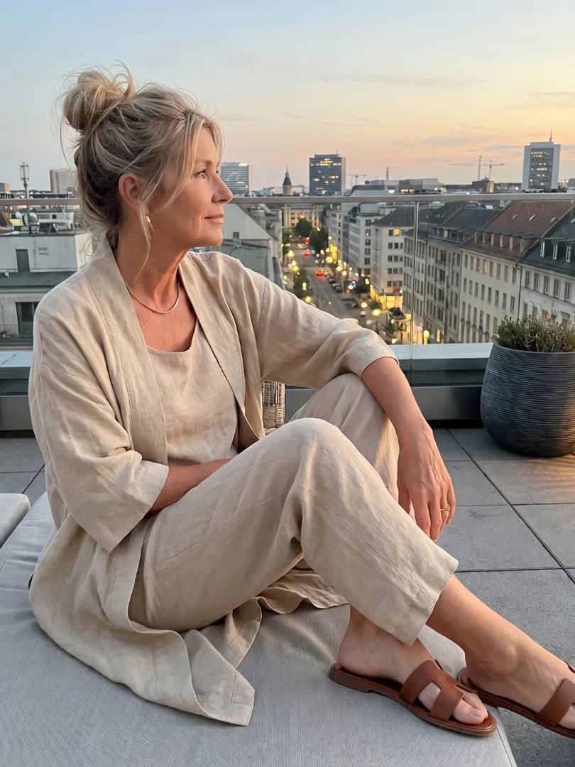 Annelie | Lätt linne-set