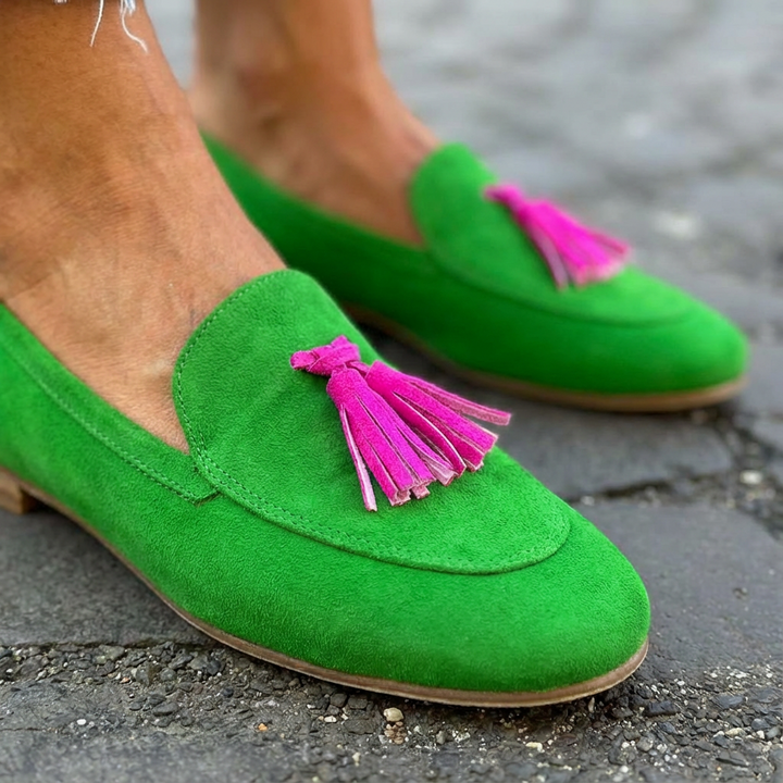 Mandy | Fringade Loafers