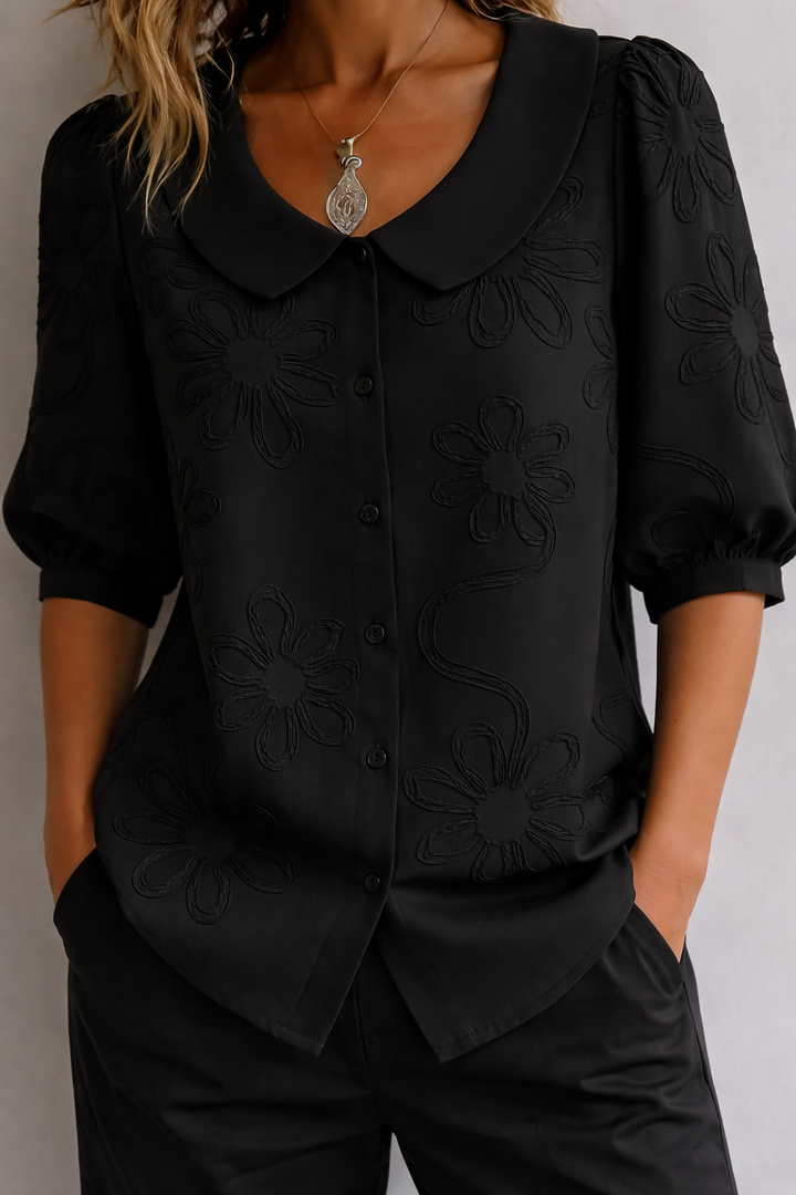 Morwenna | Blommig Blus