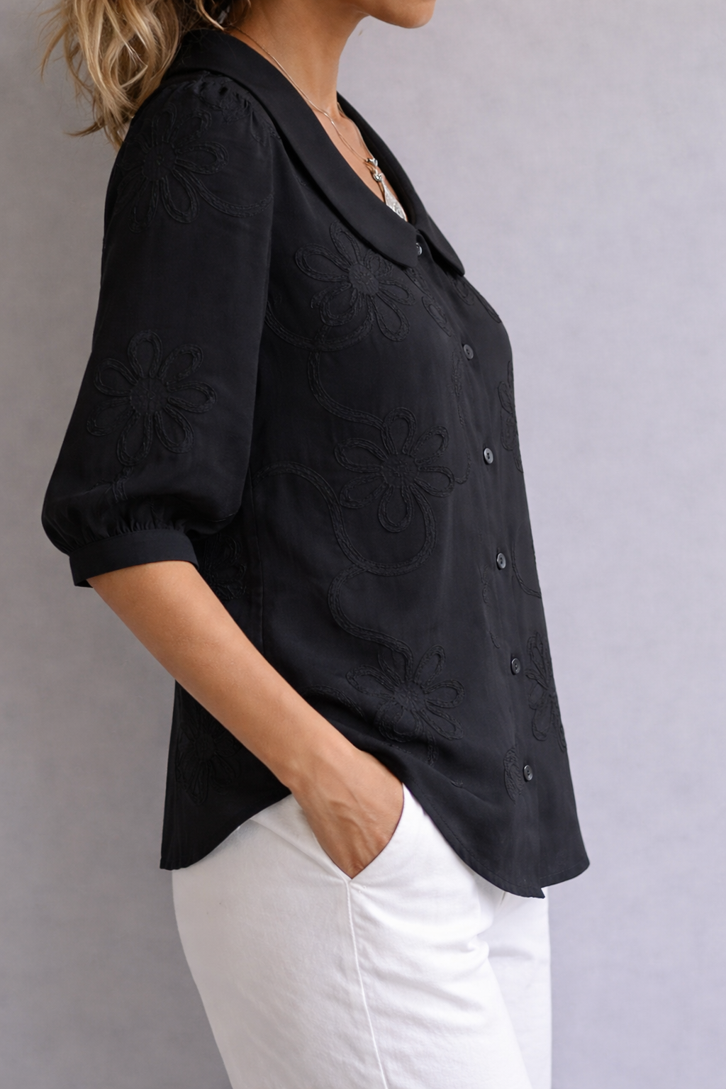 Morwenna | Blommig Blus