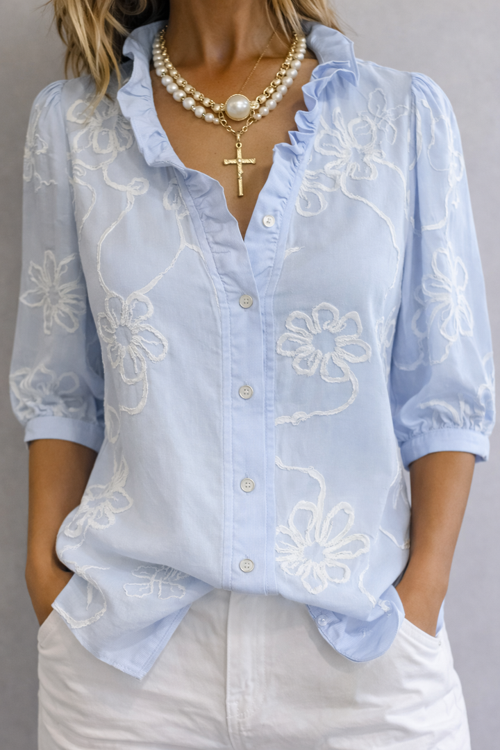 Orlaith | Blommig Blus
