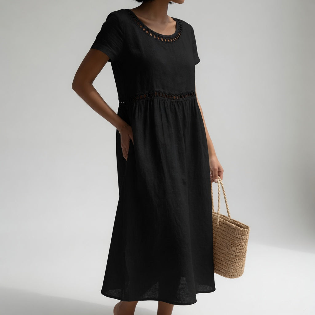 Lovie | Broderad Klänning