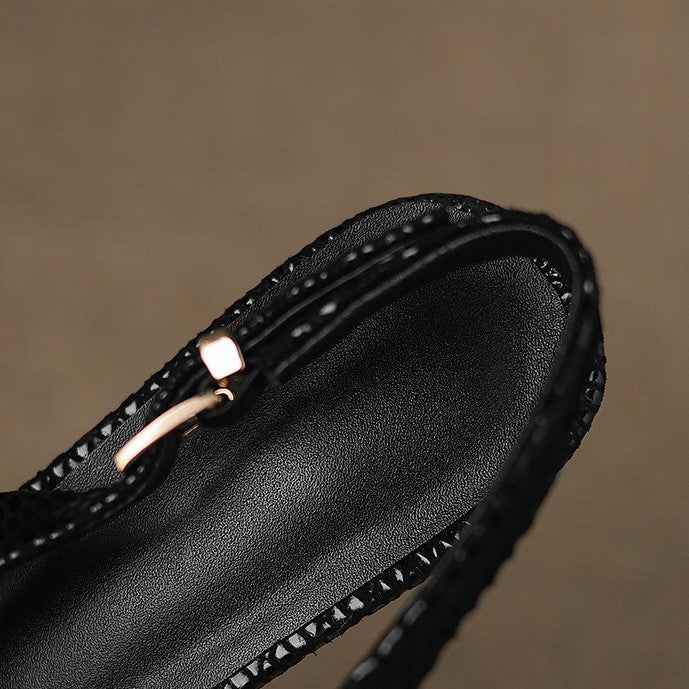 Ylva | Spetsiga Slingbacks med Klack