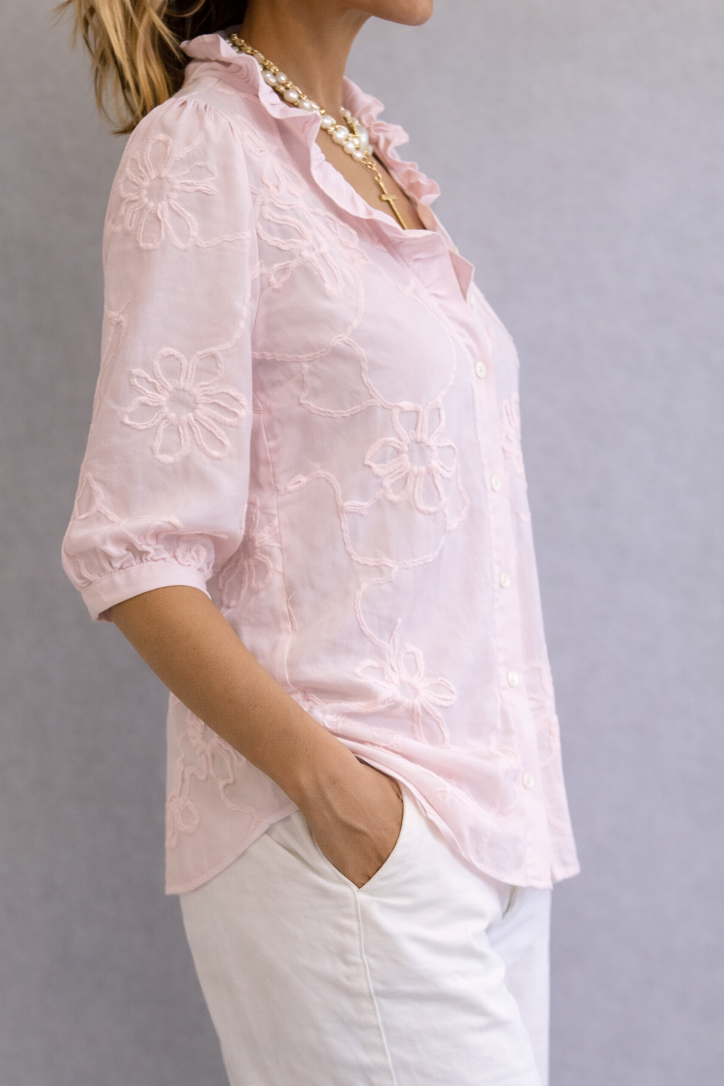 Oceane | Blommig Blus