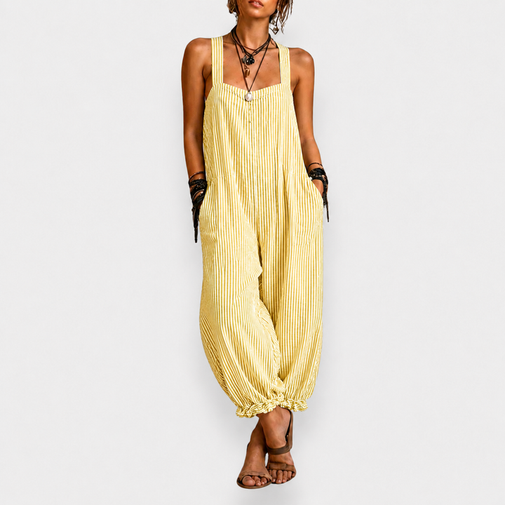 Elena | Bohemisk Randig Jumpsuit