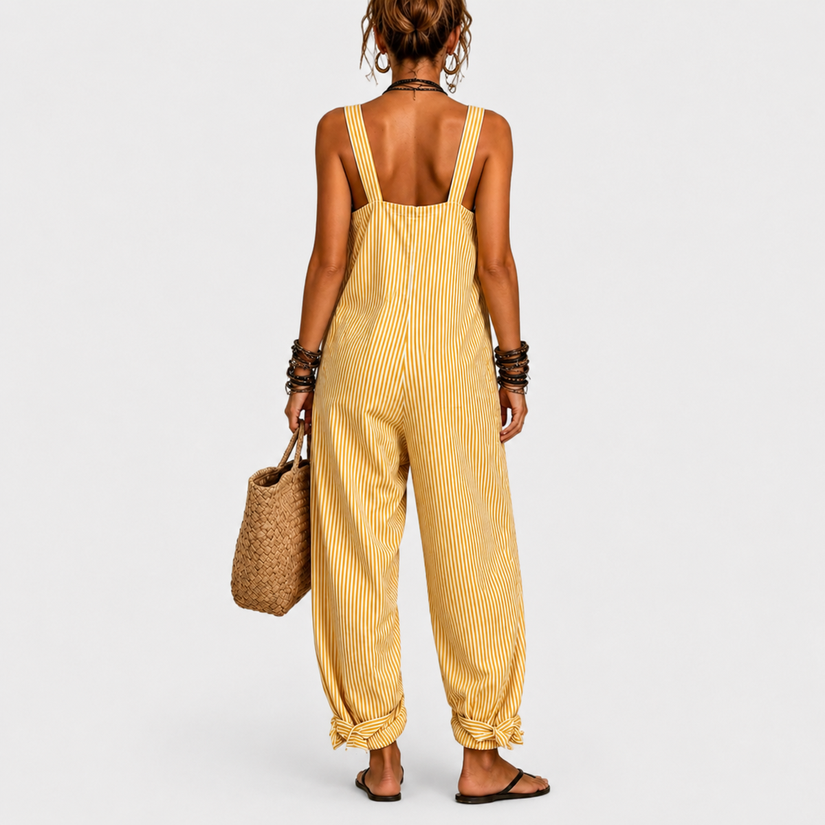 Elena | Bohemisk Randig Jumpsuit