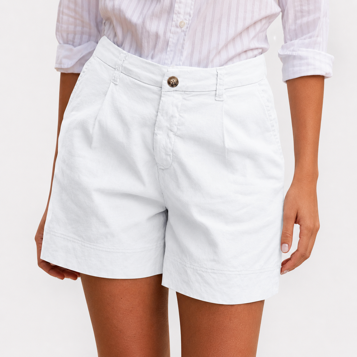 Wendy | Avslappnad bomulls sommarshorts