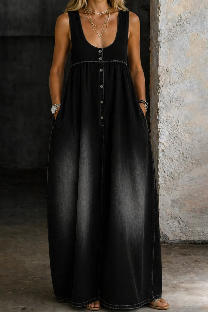 Veronica | Löst Denim Västdress