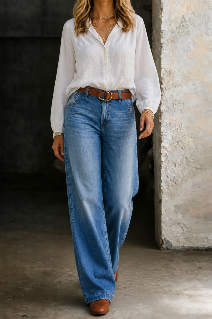 Madie | Vintage Högmidjade Jeans
