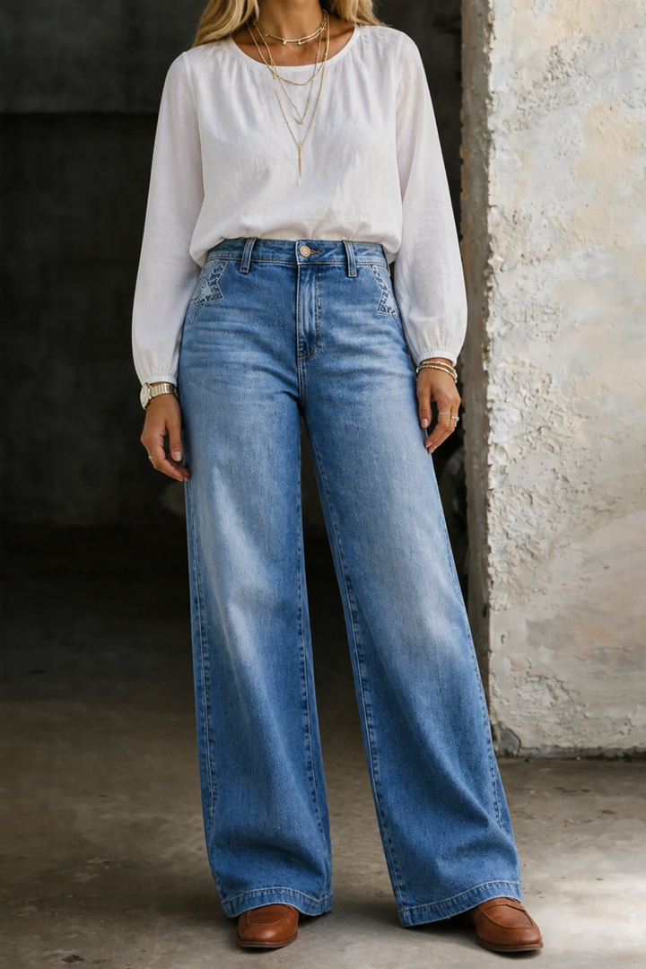 Madie | Vintage Högmidjade Jeans