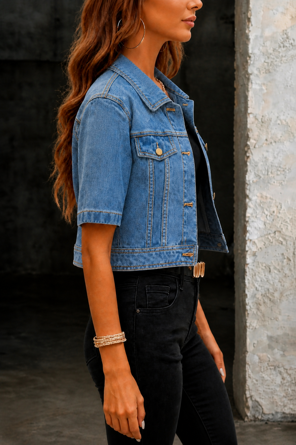 Jessica | Kort Denimjacka