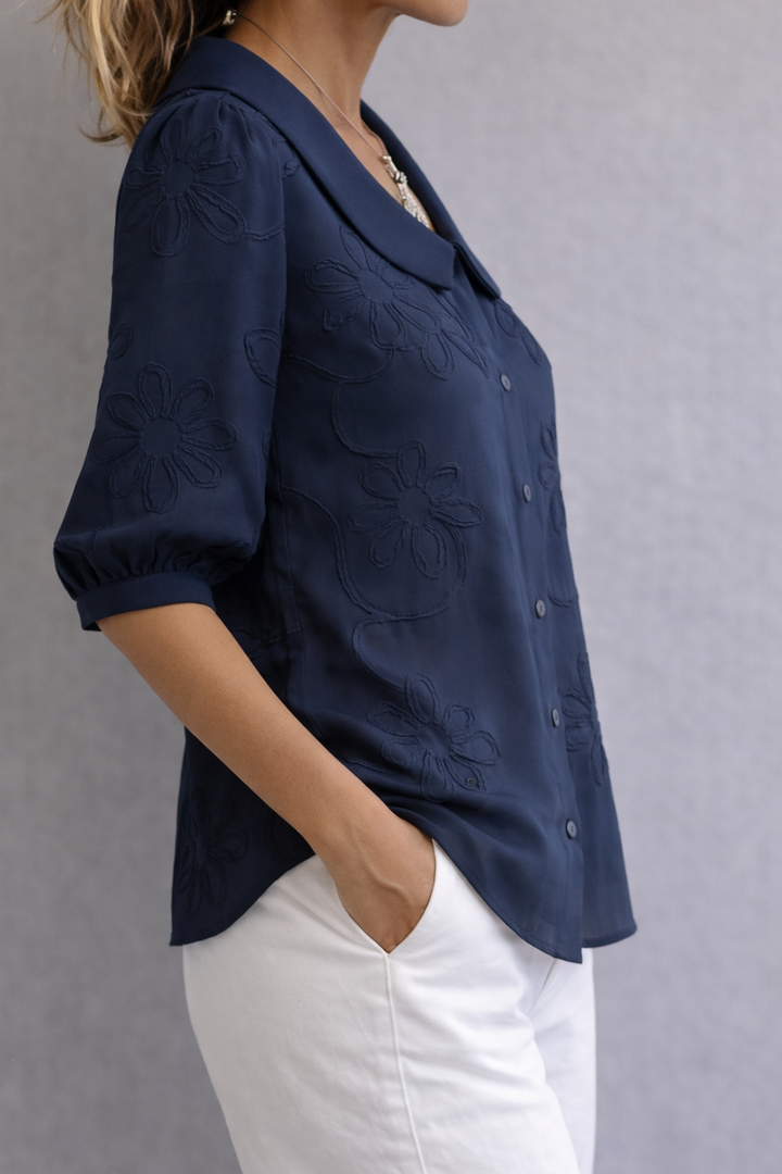 Meredith | Blommig Blus